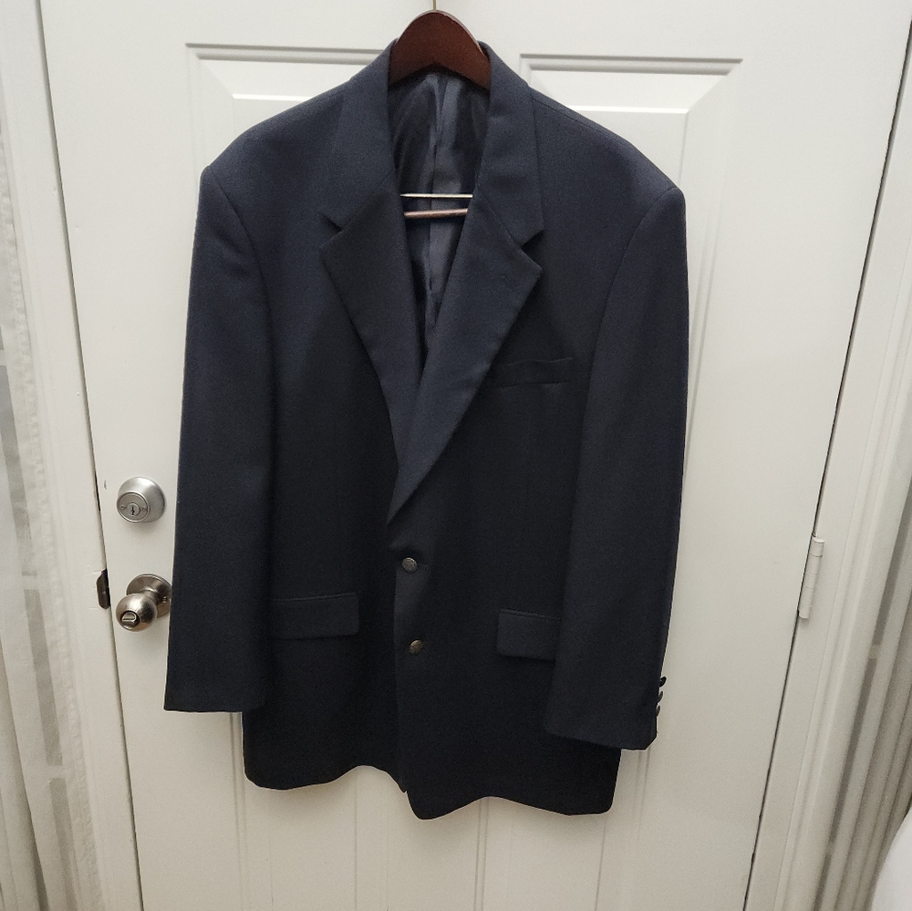 Mens WALLSTREET Navy Jacket‎ Coat  Size 48R